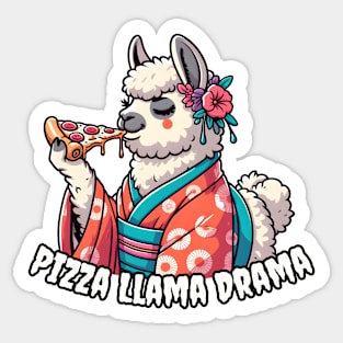 Pizza llama Sticker